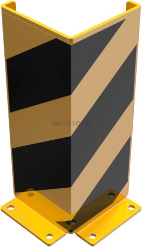 Crash guard angle with reinforced edges