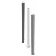 Barrier posts Steel tube Ø 89 x 2,9 mm stationary, for casting in concrete hot-dip galvonized / white coated