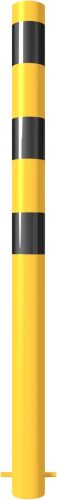 Barrier post steel tube Ø 89 x 2,9 mm yellow / black