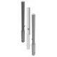 Barrier posts Steel tube Ø 89 x 2,9 mm removable, with triangular locking mechanism