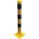 Barrier post steel tube Ø 89 x 2,9 mm sides tiltable yellow / black