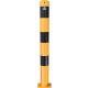 Barrier post steel tube Ø 89 x 2,9 mm yellow / black
