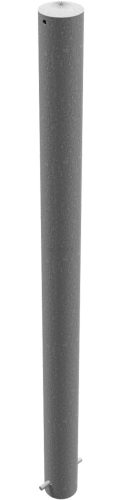 Barrier posts Steel tube Ø 89 x 2,9 mm stationary, for casting in concrete hot-dip galvonized / white coated