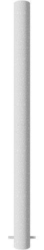 Barrier posts Steel tube Ø 89 x 2,9 mm stationary, for casting in concrete hot-dip galvonized / white coated
