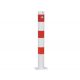 Barrier posts Steel tube Ø 102 x 2,9 mm stationary, to be fixed by plugs