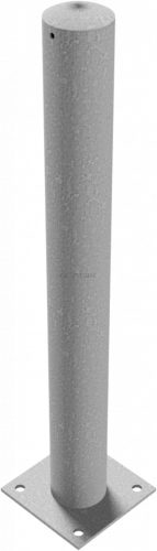 Korlátoszlop Ø 102 x 2,9 mm - talplemezzel