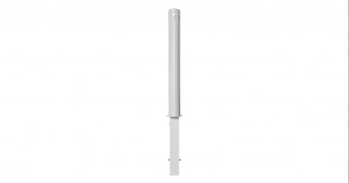 Korlátoszlop kivehető Ø102 x 2,9 mm - Zárható