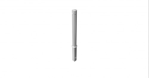 Korlátoszlop kivehető Ø102 x 2,9 mm - Zárható