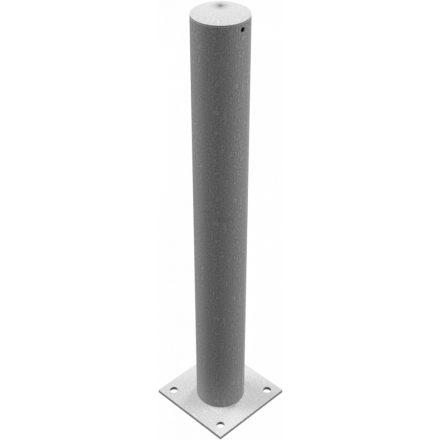 Korlátoszlop Ø 108 x 2,9 mm - talplemezzel