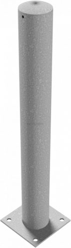 Barrier posts Steel tube Ø 108 x 2,9 mm stationary, to be fixed by plugs