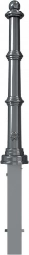 Aluminium ornamental bollard series 495B