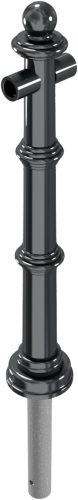 Aluminium ornamental bollard series 495.01B