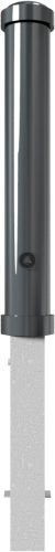 Ornamental bollard steel tube Ø 108 mm