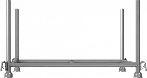 Univerzális tároló raklap - galvanizált