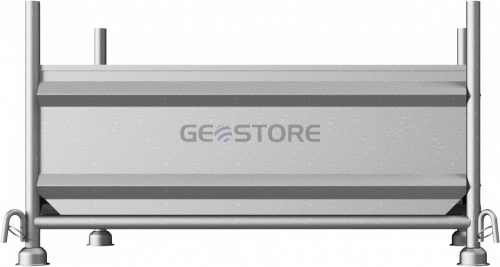 Zárt falú univerzális tároló raklap - galvanizált