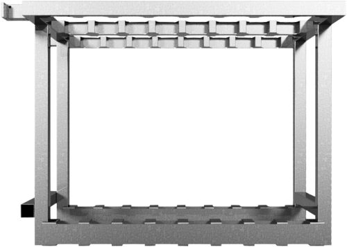 Galvanizált tartókeret állósávos tábláknak (50380-as sorozat)
