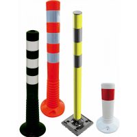 Műanyag elhajló oszlopok