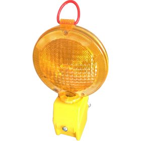   Munkaterületi figyelmeztető villogó lámpa,  sárga optikai rendszer (1 elemes)